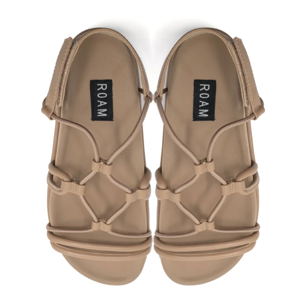 ROAM LINKY PLATFORM SANDAL NUDE VEGAN LEATHER